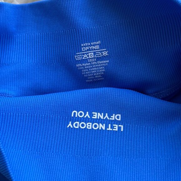 Dfyne Impact Shorts 4.5” Electric Blue Size XS - Picture 11 of 11